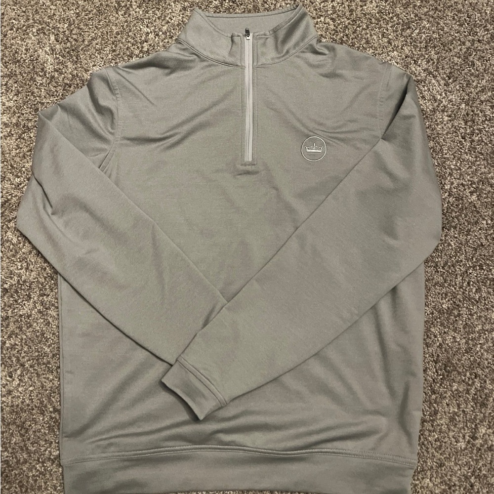 Peter Millar Tour Logo Golf Polo Mens 1/4 Zip Small